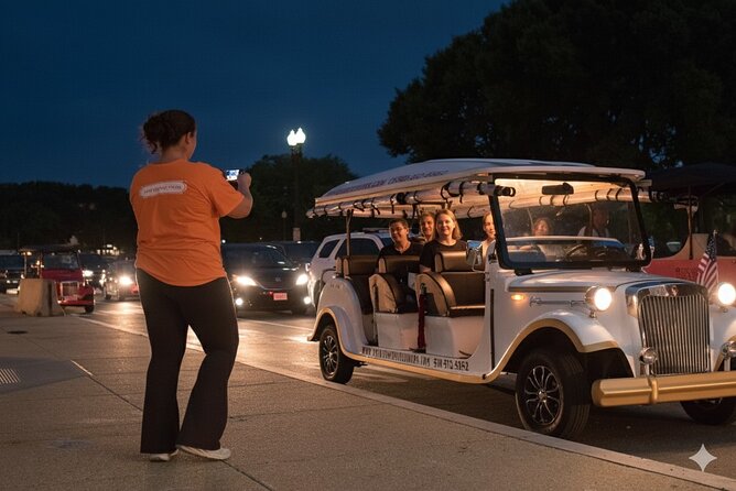 Washington DC Monuments & History Guided Moonlight Tour by E-Cart - Key Points