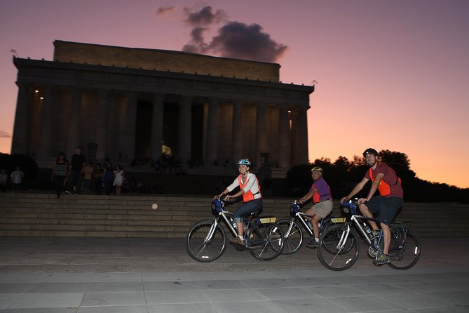 Washington DC Sites at Night Guided Bicycle Tour - Flexibility and Weather Considerations