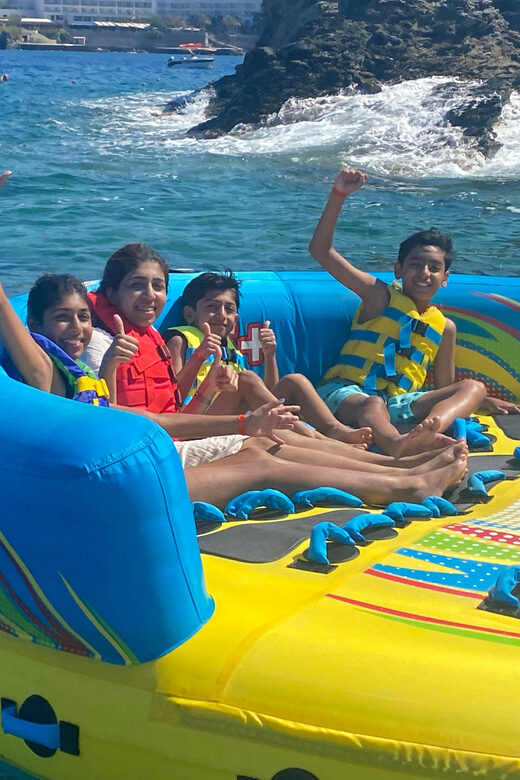 Water Activities Slider or Crazy Sofa - Key Points