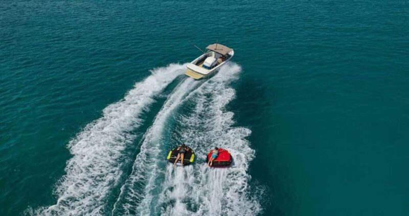 Water Tubing Adrenaline Pack - Starting Point at Port Camille Rayon in Golfe-Juan