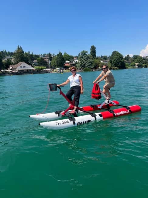 Waterbike on Lake Zurich - Starting Point: Meeting in Zurich-Enge by Samigo Restaurant