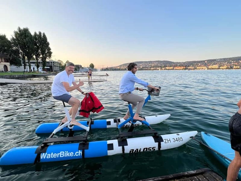Waterbike on Lake Zurich - Pricing and Booking Flexibility