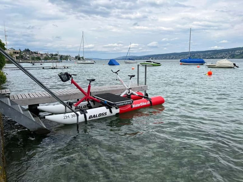 Waterbike on Lake Zurich - Guided and Non-Guided Tours Options
