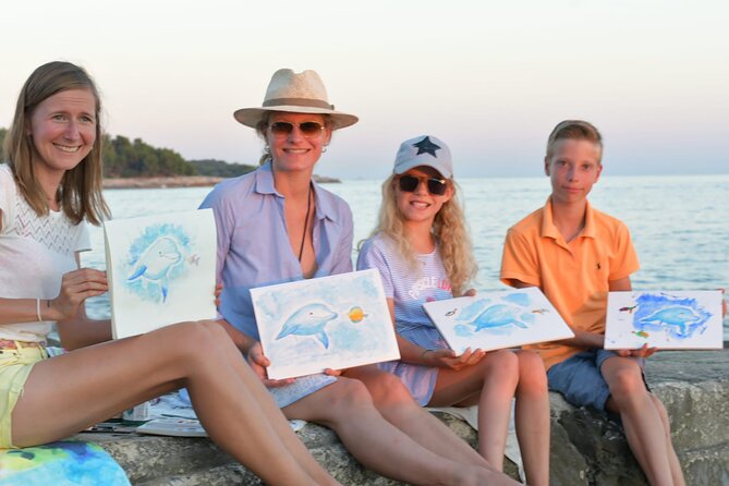 Watercolor workshops on the beach - The Experience from Sunset to Sunrise