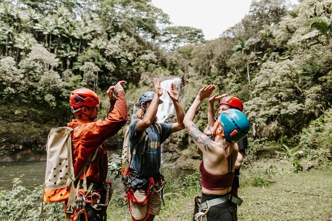 Waterfall Rappelling at Kulaniapia Falls: 120 Foot Drop, 15 Minutes from Hilo - Key Points