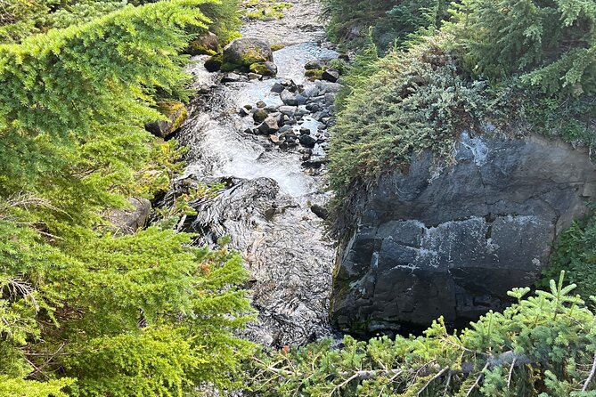 Waterfalls & the McKenzie River in a Tesla - Historic Covered Bridge at McKenzie Bridge