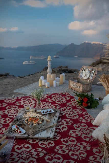 wedding proposal sunset private picnic - The Romantic Picnic and Champagne Toast