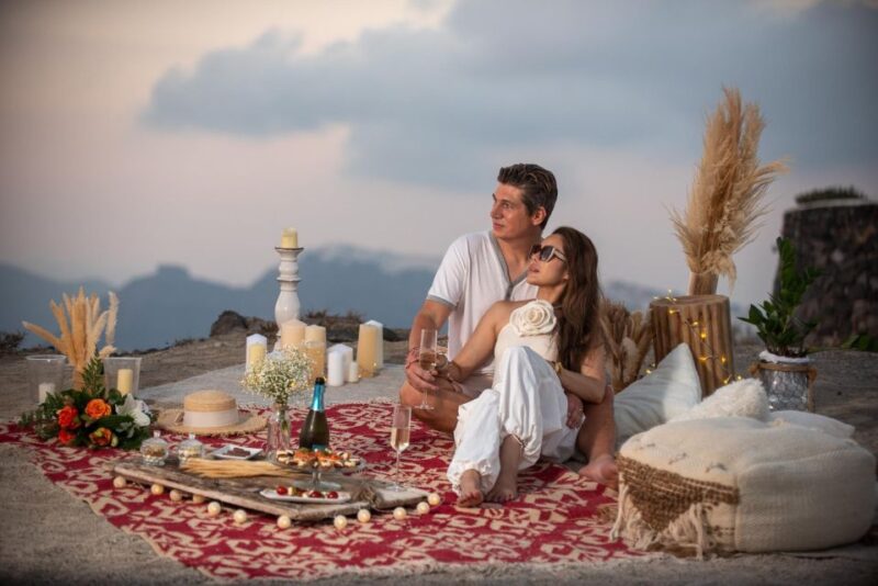 wedding proposal sunset private picnic - The Itinerary and Flexible Pickup Stops