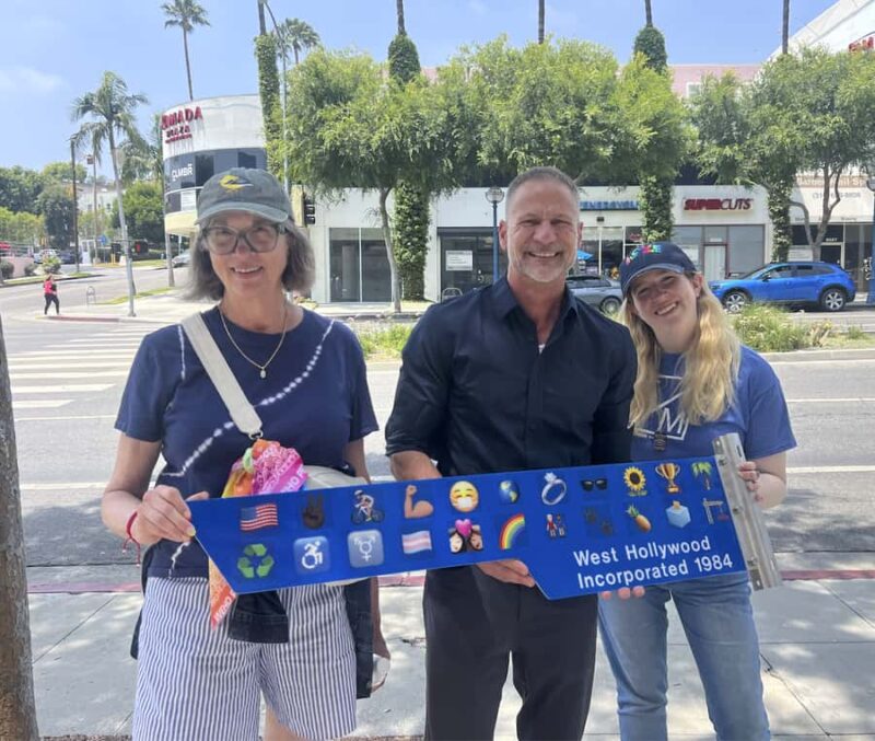 West Hollywood Rainbow Road Walking Tour - Key Points