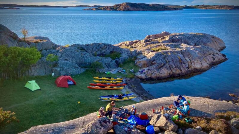 West Sweden: Self Guided Kayak Tour - Northern Route - Unique Camping on Deserted Islands
