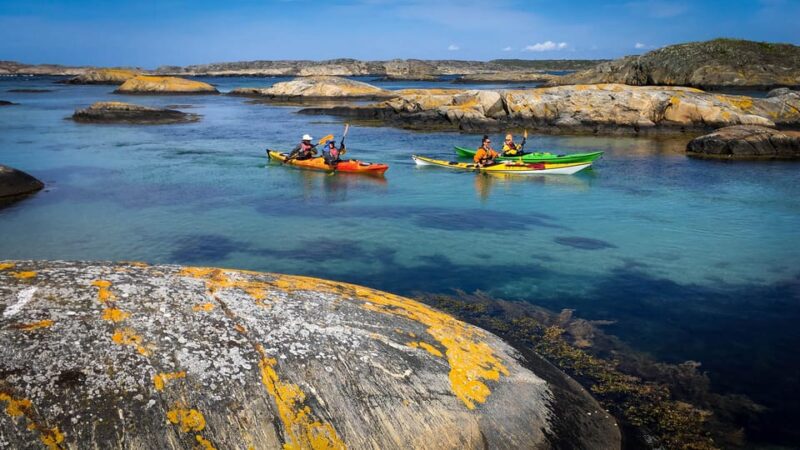 West Sweden: Self Guided Kayak Tour - Southern Route - Paddling on Protected Waters During Windy Conditions