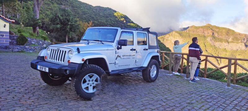 West tour - Porto Moniz VIP 4X4 Wrangler Tour 8h trip - Flexibility for Nature Walks and Travel Pace