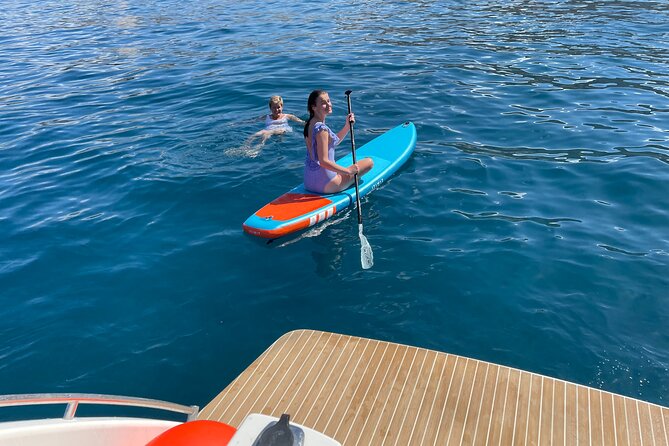 Whales and Dolphins excursion on a Luxury Yacht in Canary Islands - Snorkeling and Bays at Los Cristianos Cliffs