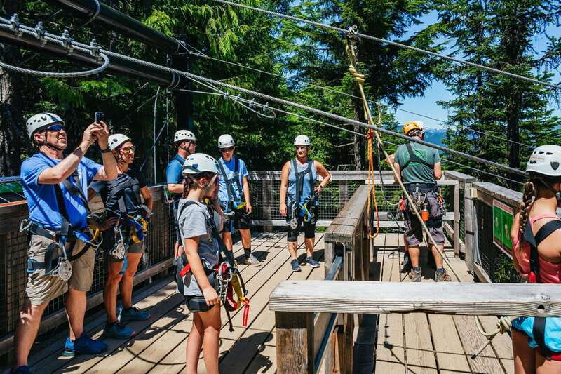 Whistler: Ziplining Experience - Starting Point at Carleton Lodge in Whistler Village