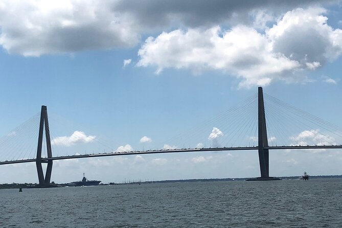 White point Battery and River Run through Charleston Harbor Boat - Key Points