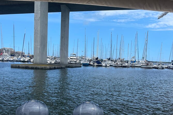 White point Battery and River Run through Charleston Harbor Boat - The Comforts of a Spacious and Fully Equipped Vessel