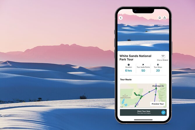 White Sands National Park Self-Guided Audio Tour - Key Points
