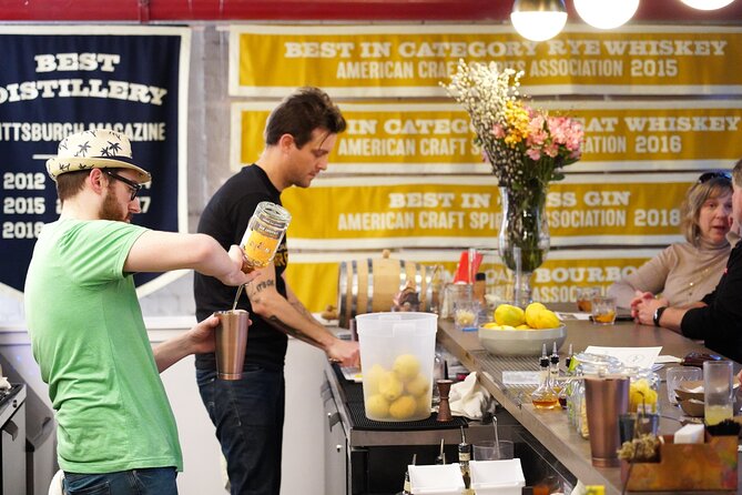 Wigle Whiskey Rebellion Distillery Tour - Tasting Experience and Food Options