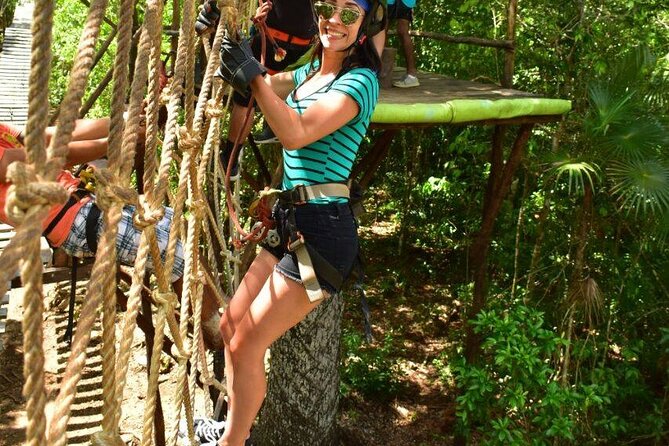 Wild Jungle Adventure! Cenote, ATV (Shared) & Zip Line from Cancun - Meet the Tour at Cancun’s Ecological Park