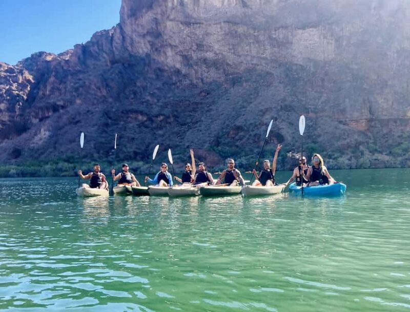 Willow Beach: Half-Day Emerald Cave Kayak Tour  3 Caves - The Route: Exploring Emerald, Echo & Lovers Caves