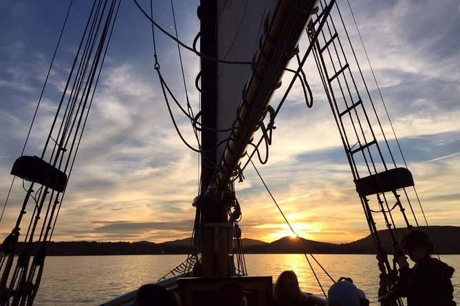Windjammer Classic Sunset Sail from Camden, Maine - Experience Maines Spectacular Sunsets on a Classic Windjammer