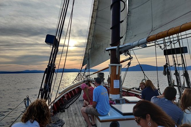 Windjammer Classic Sunset Sail from Camden, Maine - The Route: Camden Harbor, Curtis Island, and Mount Battie