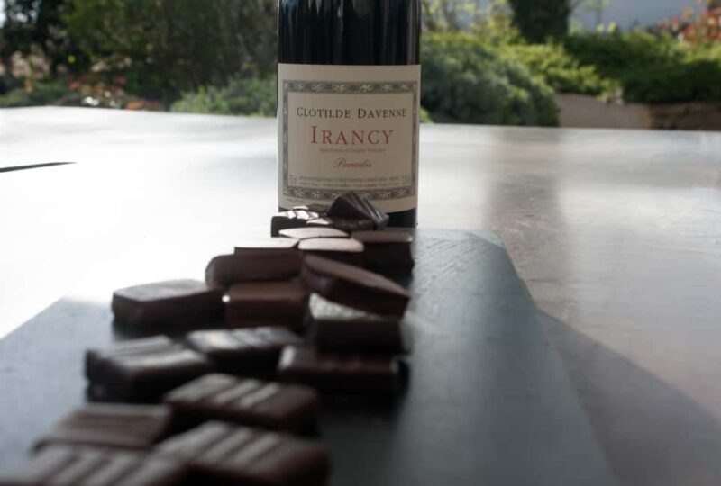 Wine and chocolat tasting at Chablis. - Discover the Location of Domaine Clotilde Davenne in Chablis