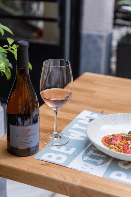 Wine and food pairing in Psyche Wine bar, near Syntagma - Sampling Five Greek Wines with Expert Explanation