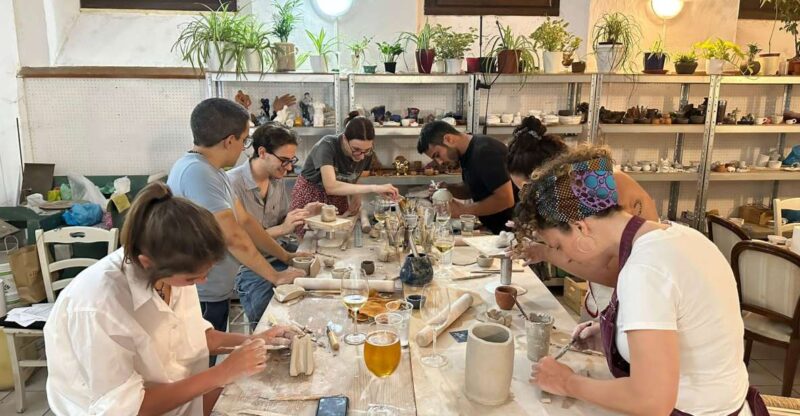 Wine and Pottery Workshop at Smart Lab Verona - Experience the Creative Atmosphere at Smart Lab Verona