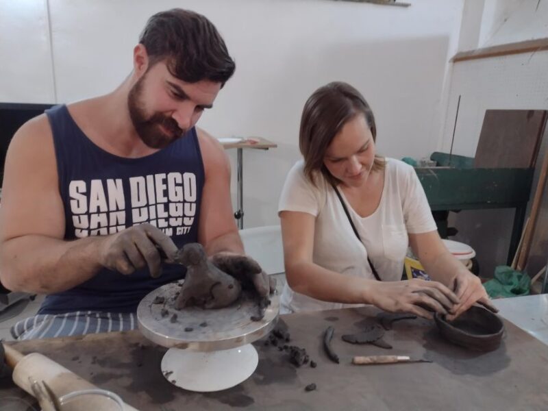 Wine and Pottery Workshop at Smart Lab Verona - Sip Italian Wines and Beers During Your Creative Session