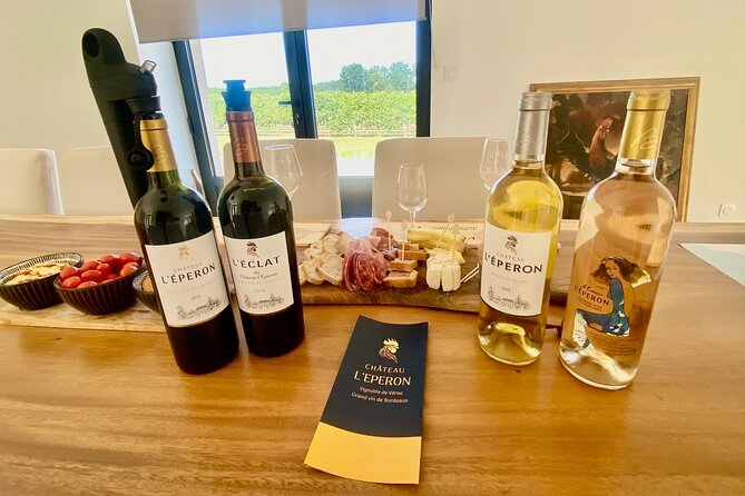 Wine Degustation, Visit and Masterclass from Vérac - Explore the Château LÉperon Winery and Vineyard