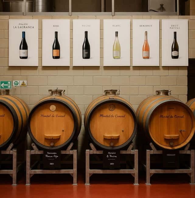 Wine Route with 3 Tastings & Castillo La Mola: Small Group - Key Points