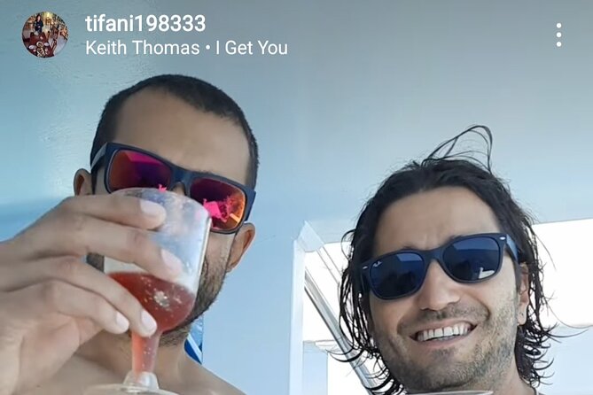 Wine tasting on-board the Demetris Chara BBQboat BlueLagoon tours - Blue Lagoon Stop: Swimming and Relaxation