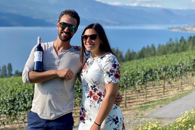 Wine Tour Experience In Lake Country 5 Wineries - Sampling Whites and Reds at Intrigue Wines’ Scenic Patio