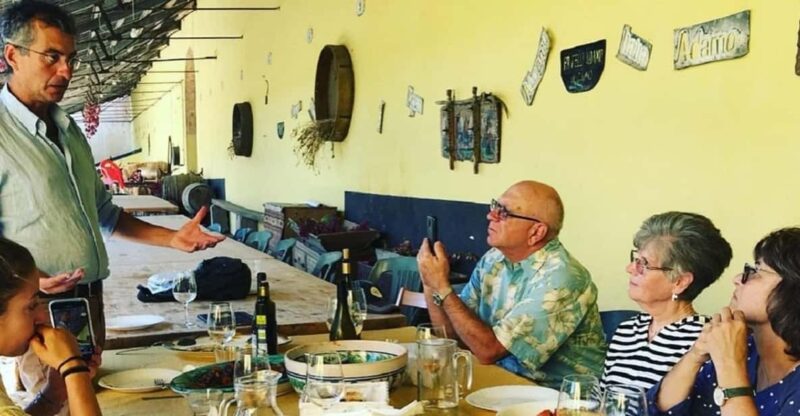 Wine Tour lunch/dinner in the historic baglio Florio Adamo - Key Points