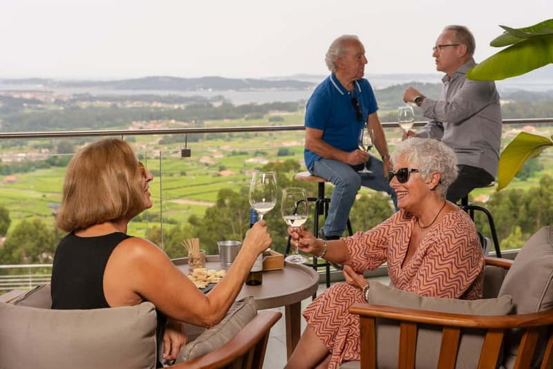 Winery in Rías Baixas with the best views of the Salnés Valley. - The Guided Tour in Spanish and English