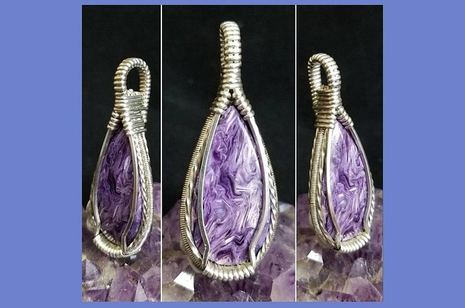 Wire Wrap Pendant Jewelry Workshop In Denver - Learning Wire Wrapping Techniques in a Beginner-Friendly Setting