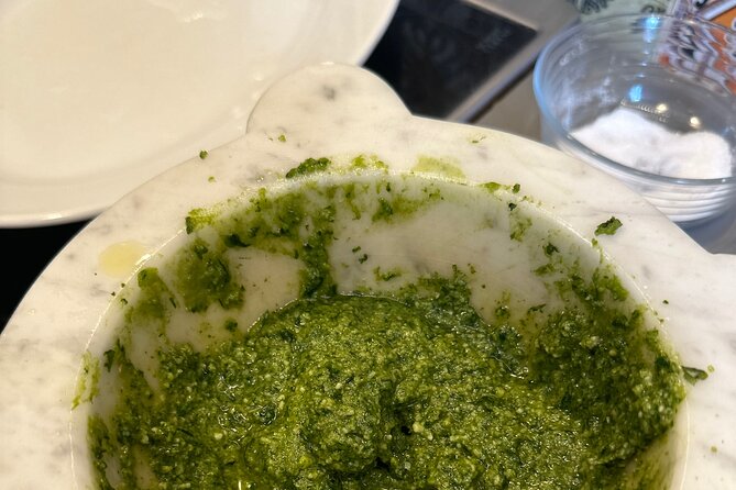 With Tiziana Cooking Class for Pesto , Gnocchi and Tiramisù - Indulge in Tiramisu and Focaccia