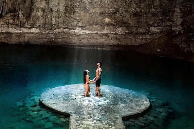 Wonder of the World in Mexico Chichen Itza and Mayan Cenotes - Suytun Cenote: Natural Beauty and Refreshing Swim
