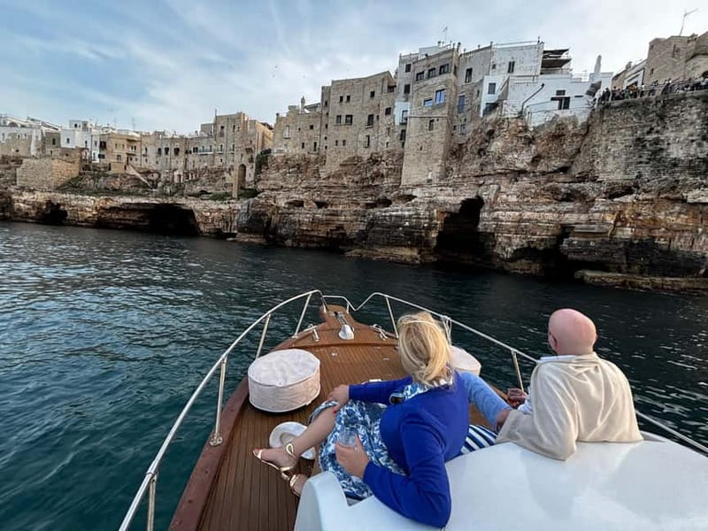 Wooden Gozzo Tour with Aperitif Towards the Beautiful Coast of Polignano - Key Points