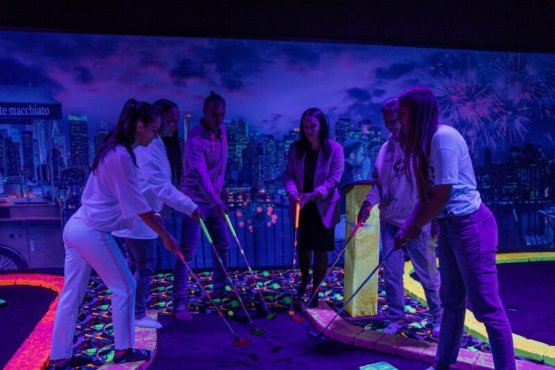Woop! Glow golf: Ljubljana Btc City - Who Will Enjoy Woop! Glow Golf the Most?