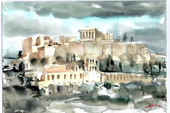 workshop for painting acropolis/landscape with local artist - Group Size and Booking Popularity