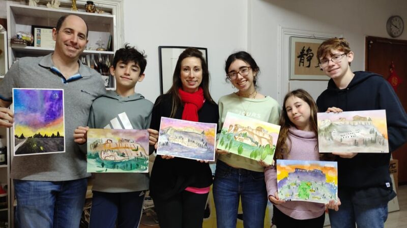 workshop for painting acropolis/landscape with local artist - Practical Details: Meeting Point and Group Size