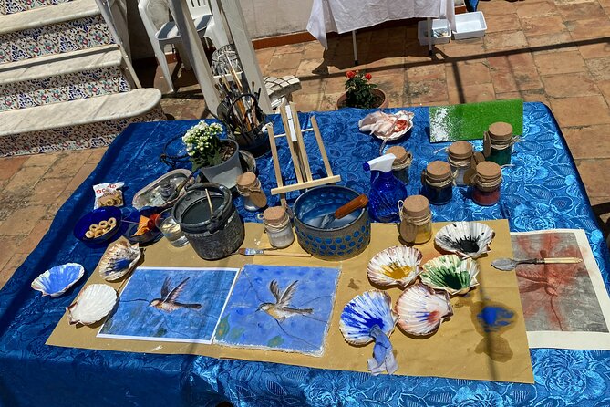 Workshop Fresco Painting & Aperitivo Seaview in Sorrento coast - Painting with a View: The Artist’s Terrace and Seaside Aperitivo