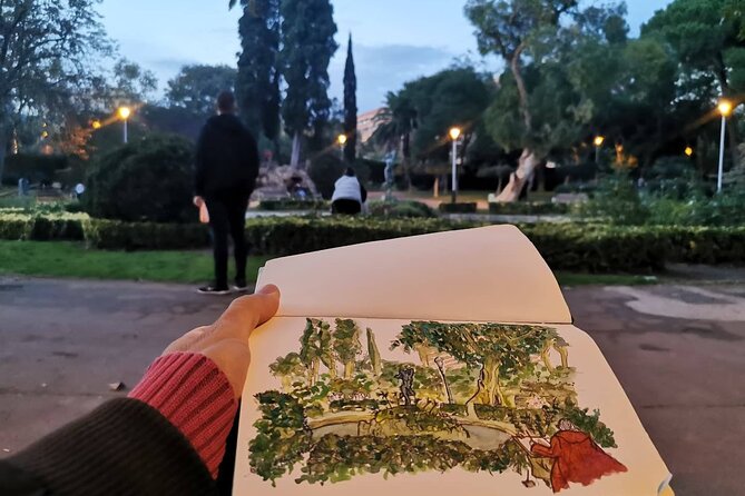 Workshop to learn Drawing and Watercolor in charming places - Location and Meeting Point Details in Barcelona