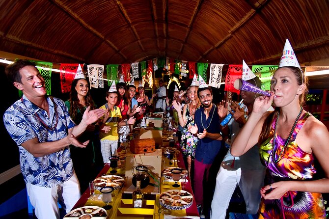 Xoximilco: Boat Fiesta Tour, Tasting, Tequila Bar and Transport - Evening Schedule and Duration