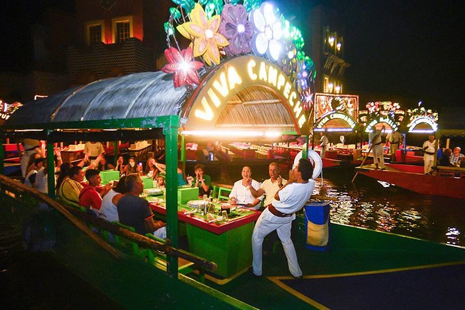 Xoximilco Night Cruise Experience + Transportation From Cancun & Riviera Maya - Food and Drinks: Mexican Cuisine and Open Bar