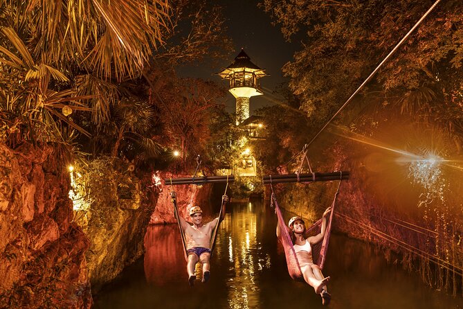Xplor Fuego Admission *Official Product* - Thrilling Zipline Courses at Night