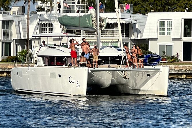 Yacht Catamaran Rental in Fort Lauderdale - Enjoying the Scenic Water Views and Landmarks