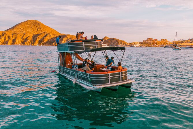 Yacht With Slide in Cabo San Lucas | 45 FT Pantoon - A Private Yacht Experience with a Slide in Cabo San Lucas